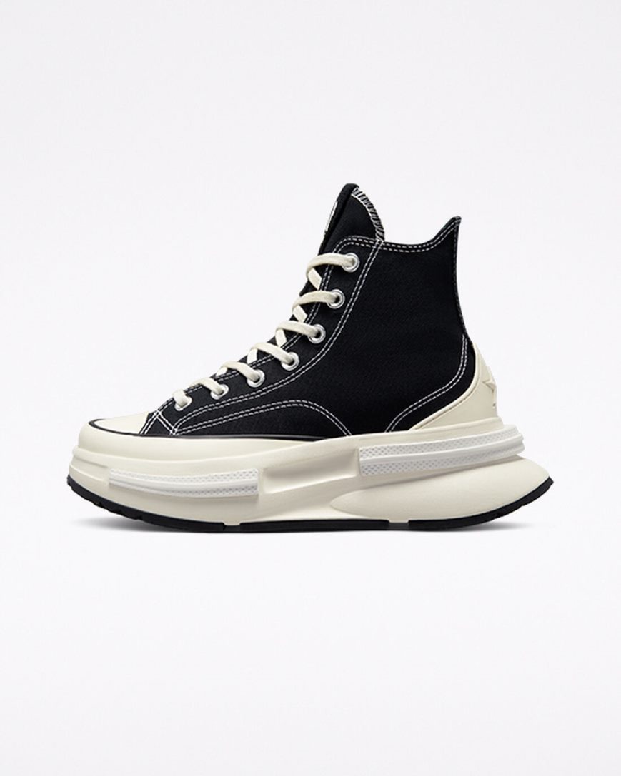 Men's Converse Run Star Legacy CX High Top Shoes Black / White | AU EC401G